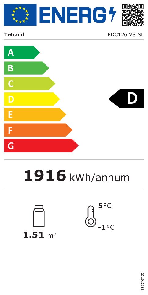 Tefcold PDC126 VS SL LED Black impulse cooler – kuva 4