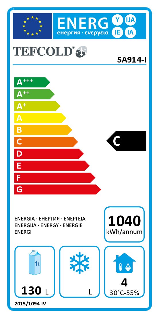 Tefcold SA914 Saladette Counter GN1/1 – kuva 2