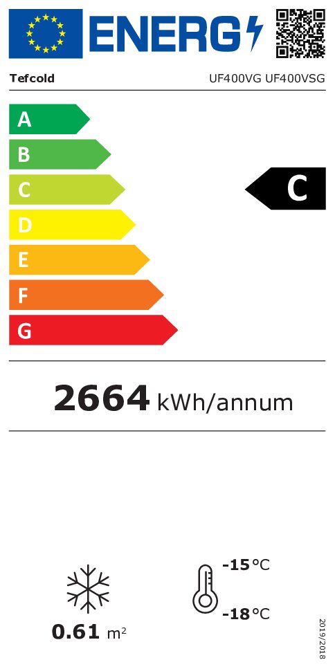 Tefcold UF400VG Display Freezer – kuva 4