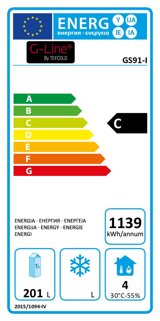 Tefcold GS91 Saladette Counter GN1/1 – kuva 3