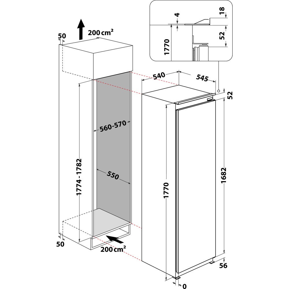 Built in freezer Whirlpool – kuva 4