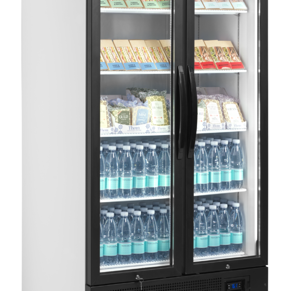 Tefcold FSC891H 2-door display cooler with canopy – kuva 1