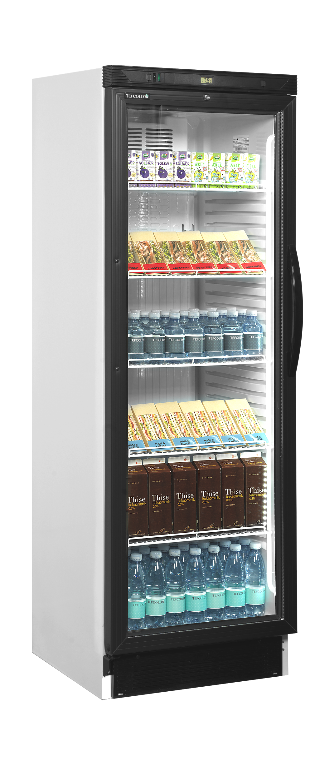 Tefcold CEV425 1 LED L/H Bottle Cooler, Left Hinged – kuva 1