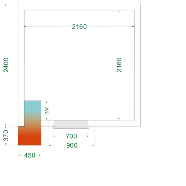 Tefcold CRNF2424 Freezer room