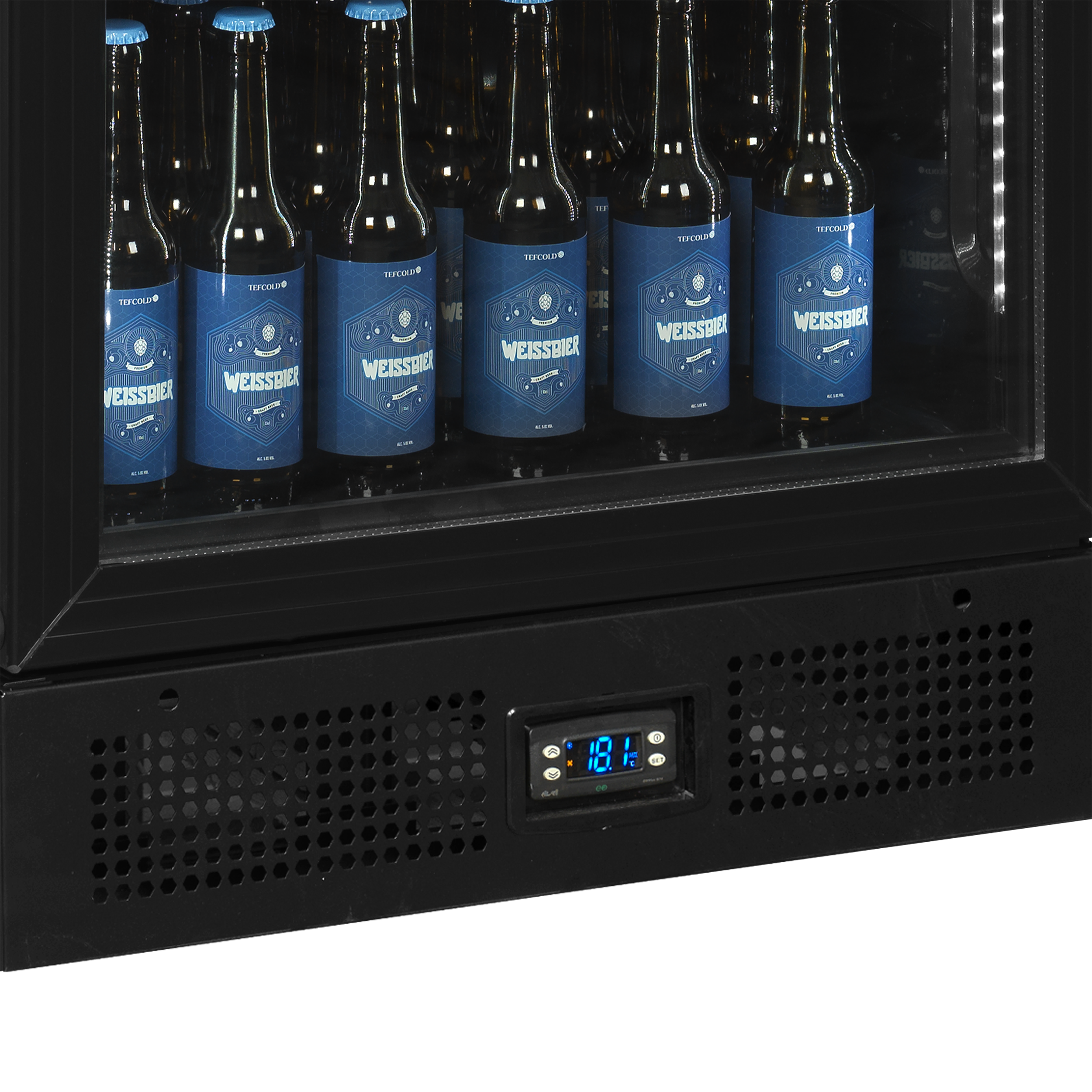 Tefcold CEV435CP BLACK Black Bottle Cooler – kuva 2
