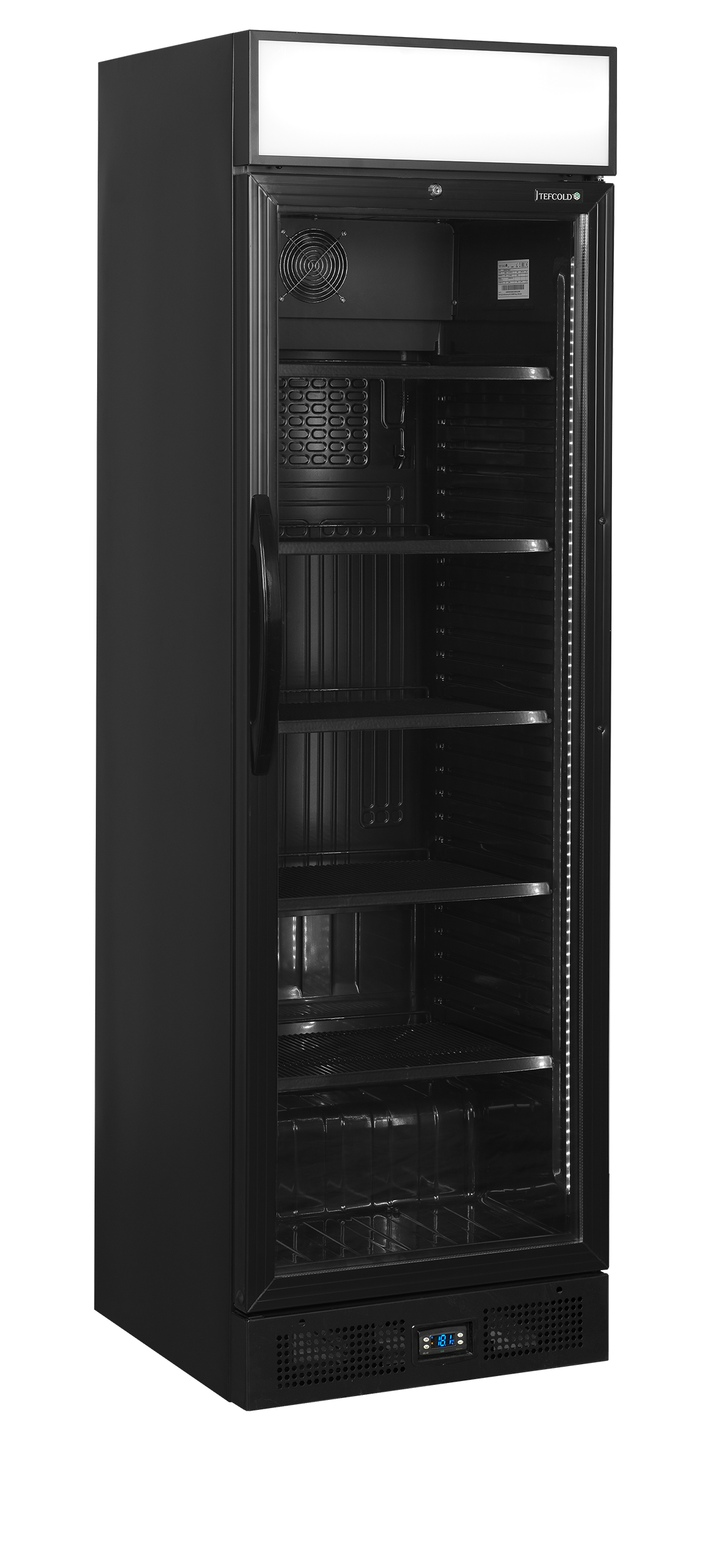 Tefcold CEV435CP BLACK Black Bottle Cooler