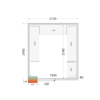 Tefcold CR 210x240x220 Cold Room Panels 80 mm
