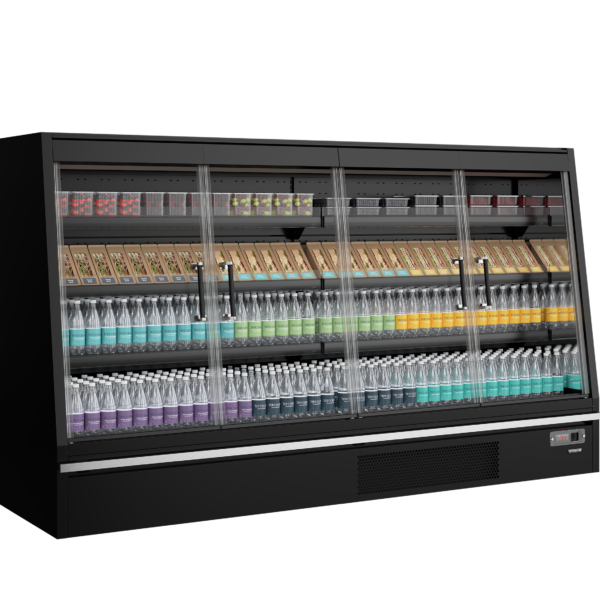 Tefcold Galaxy+ GPL26FGD Black Supermarket Multideck Cooler – kuva 1