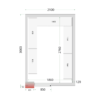 Tefcold CR 210x300x220 WD Coldroom Panels 120 mm