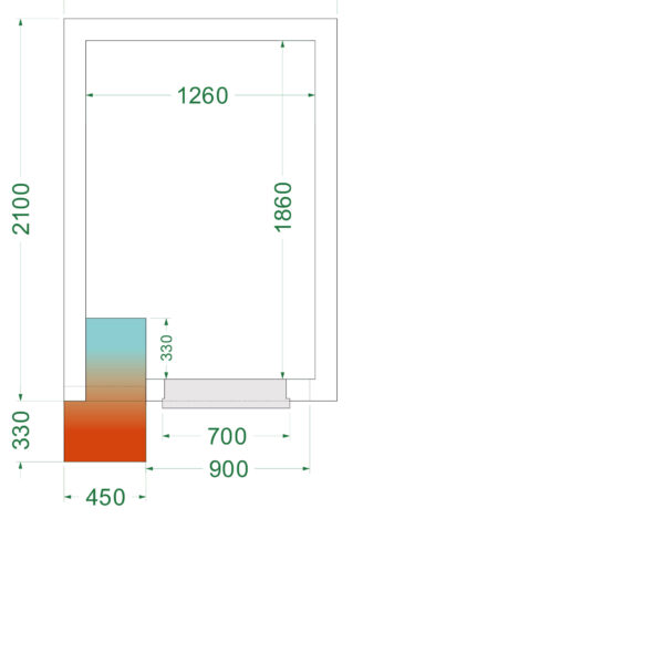 Tefcold CRNF1521 Freezer room