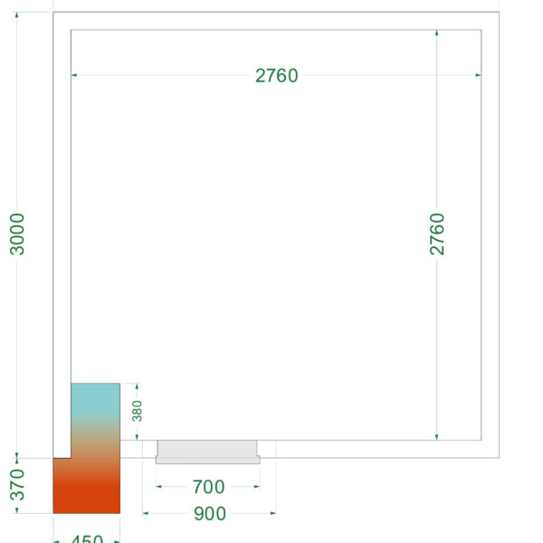 Tefcold CRNF3030 Freezer room