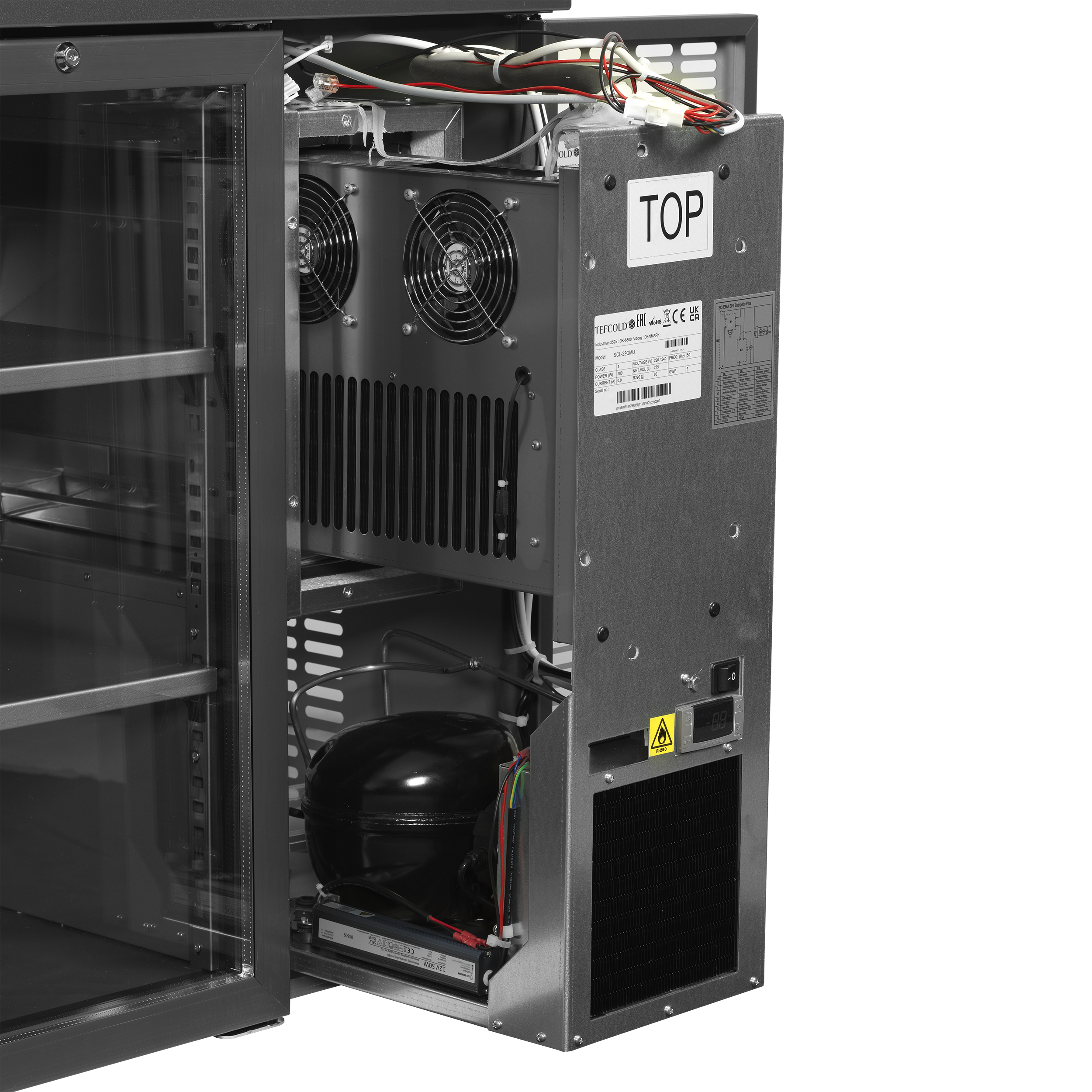 Tefcold SCL-2GMU+ High-end Backbar Cooler – kuva 1