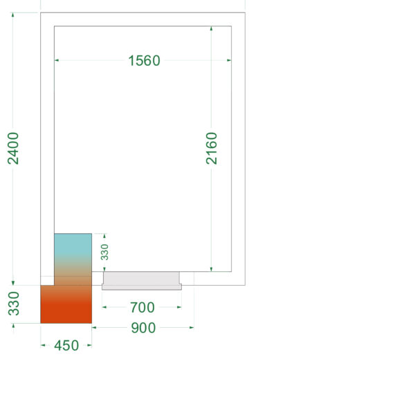 Tefcold CRNF1824 Freezer room