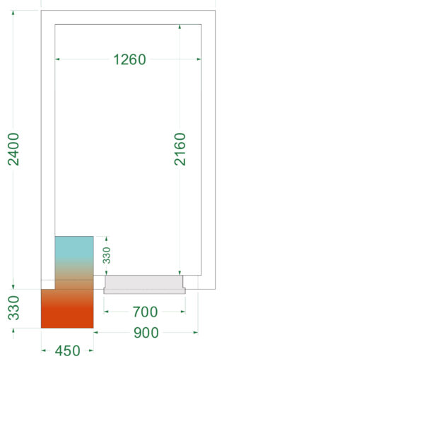 Tefcold CRNF1524 Freezer room