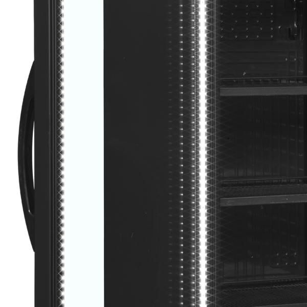 Tefcold CEV425 BLACK L/H Bottle Cooler, Left Hinged – kuva 3