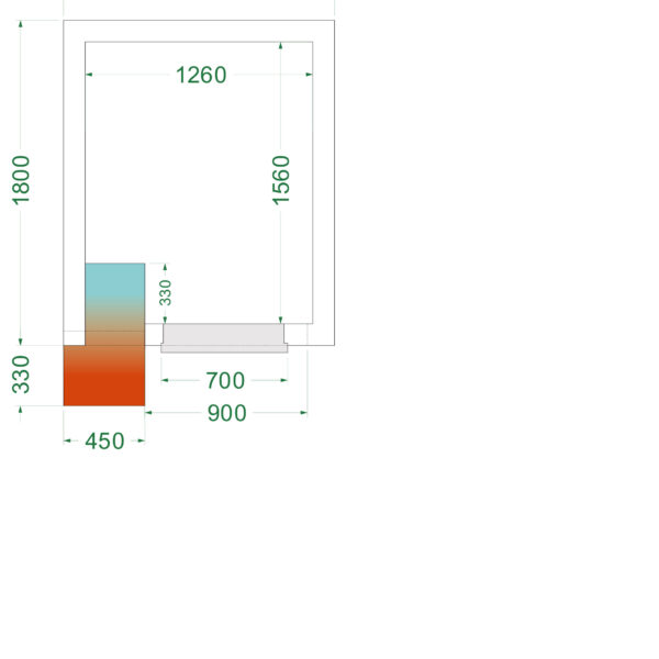 Tefcold CRNF1518 Freezer room