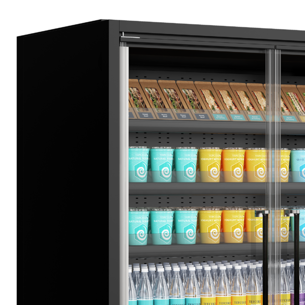 Tefcold Galaxy+ GP14FGD Black Supermarket Multideck Cooler – kuva 2
