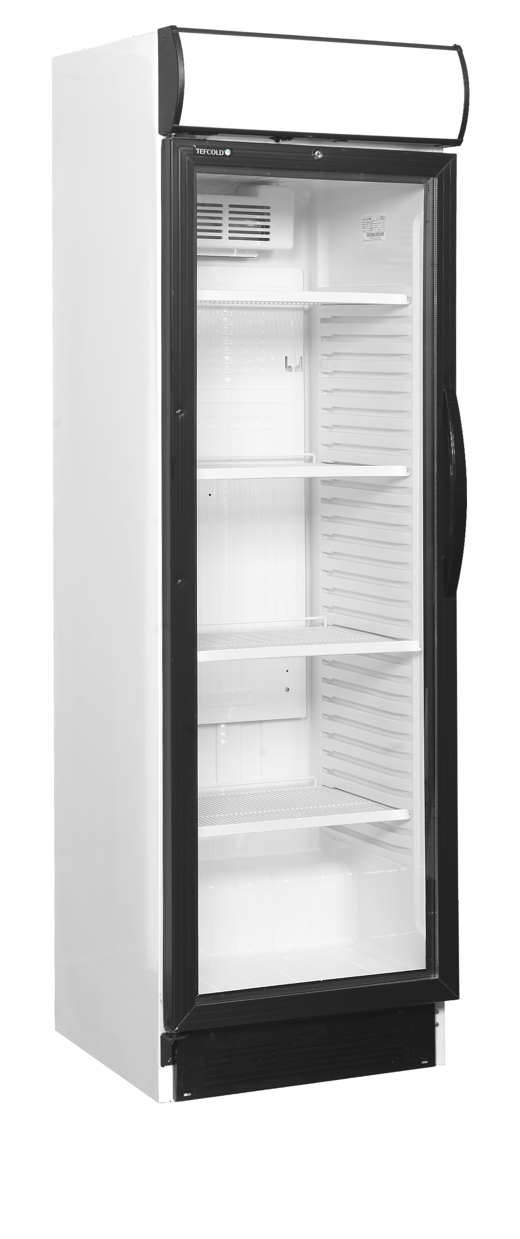 Tefcold CEV425CP 2 LED L/H Bottle Cooler, Left Hinged