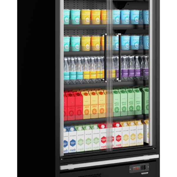 Tefcold Galaxy+ GP10FGD Black Supermarket Multideck Cooler – kuva 1