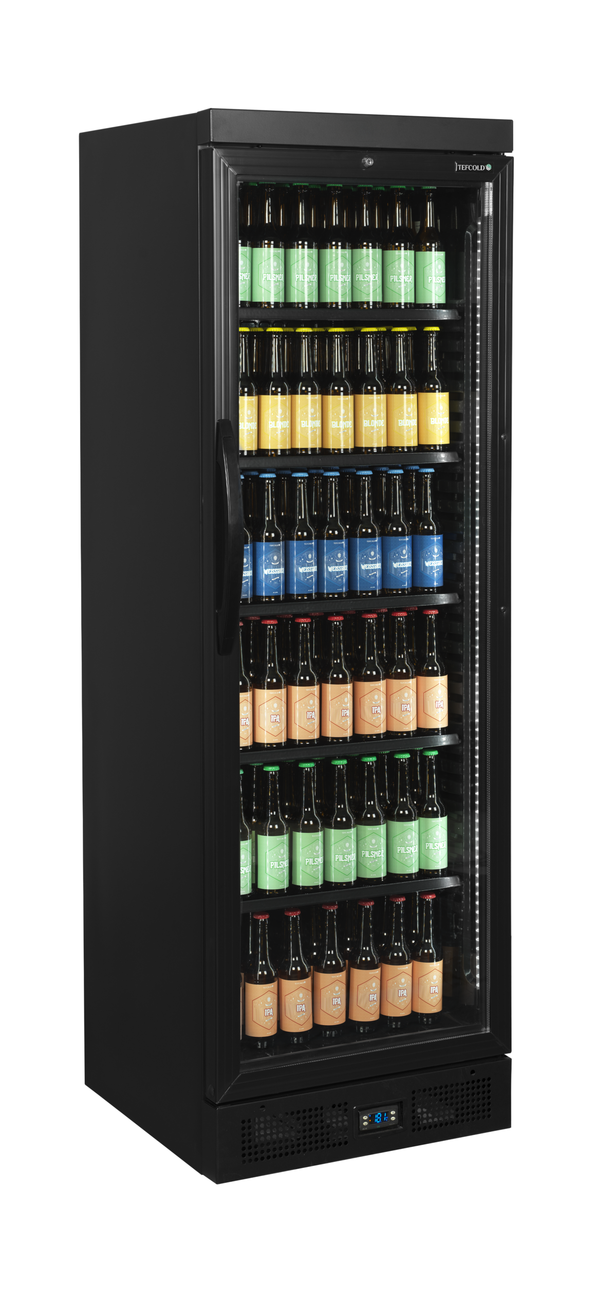 Tefcold CEV435 BLACK Black Bottle Cooler – kuva 1