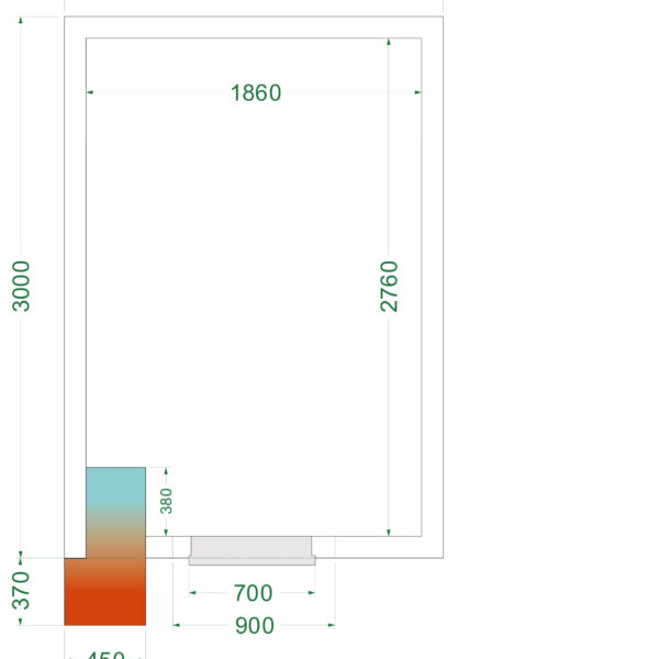 Tefcold CRNF2130 Freezer room
