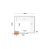 Tefcold CR 180x150x220 Cold Room Panels 80 mm