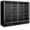 Tefcold Galaxy+ GP26FGD Black Supermarket Multideck Cooler