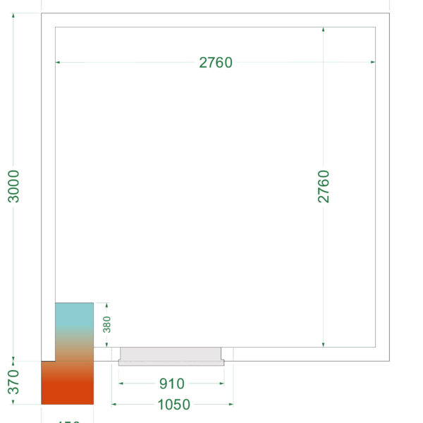 Tefcold CRU1015N Monoblock Freezer Unit (10,1-15m³) – kuva 3