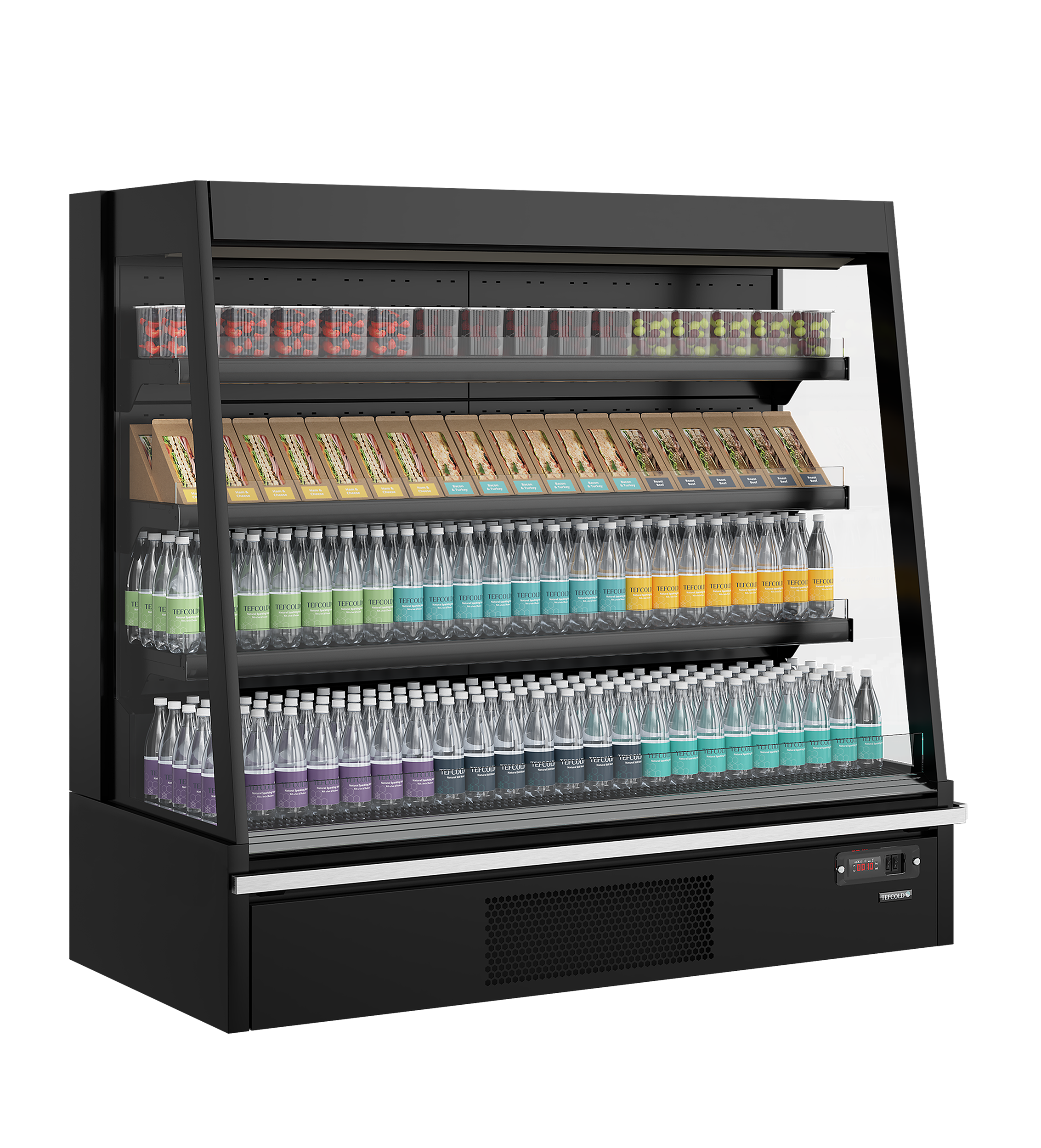 Tefcold Galaxy+ GPL14 Black HC Supermarket Multideck Cooler – kuva 1