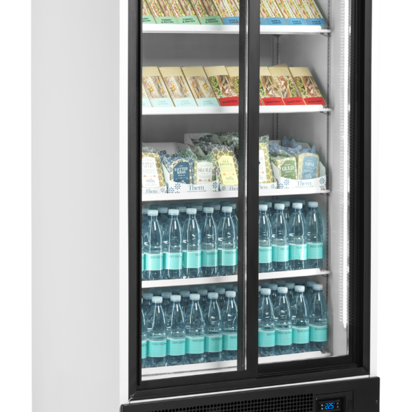 Tefcold FSC891S 2-door display cooler with canopy – kuva 1