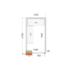 Tefcold CR 120x210x220 Cold Room Panels 80 mm