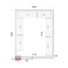 Tefcold Shelf Rack System Kit CRNF2430