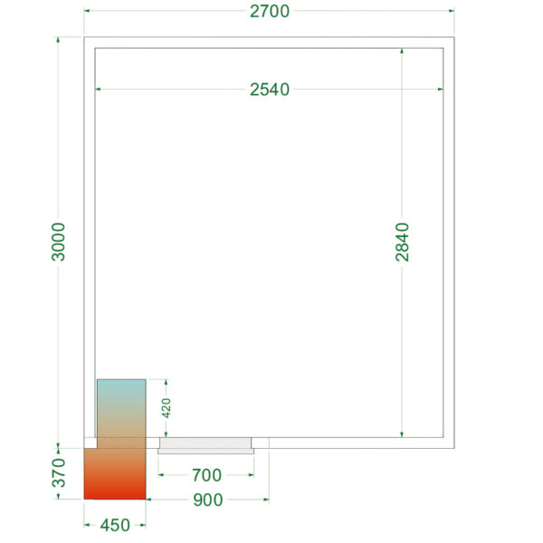 Tefcold CRU1015P Monoblock Cooler Unit (10,1-15m³) – kuva 14