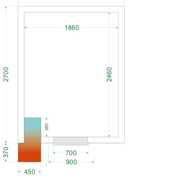 Tefcold CRNF2127 Freezer room