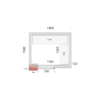 Tefcold CR 180x150x220 Coldroom Panels 120 mm