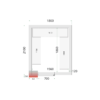 Tefcold CR 180x210x220 Coldroom Panels 120 mm