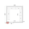 Tefcold Shelf Rack System Kit CRNF2424