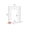 Tefcold CR 180x240x220 Coldroom Panels 120 mm
