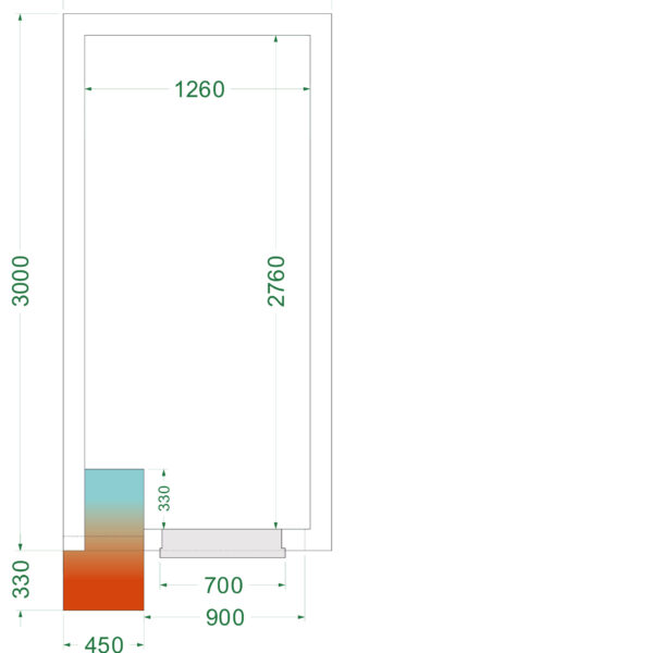 Tefcold CRNF1530 Freezer room