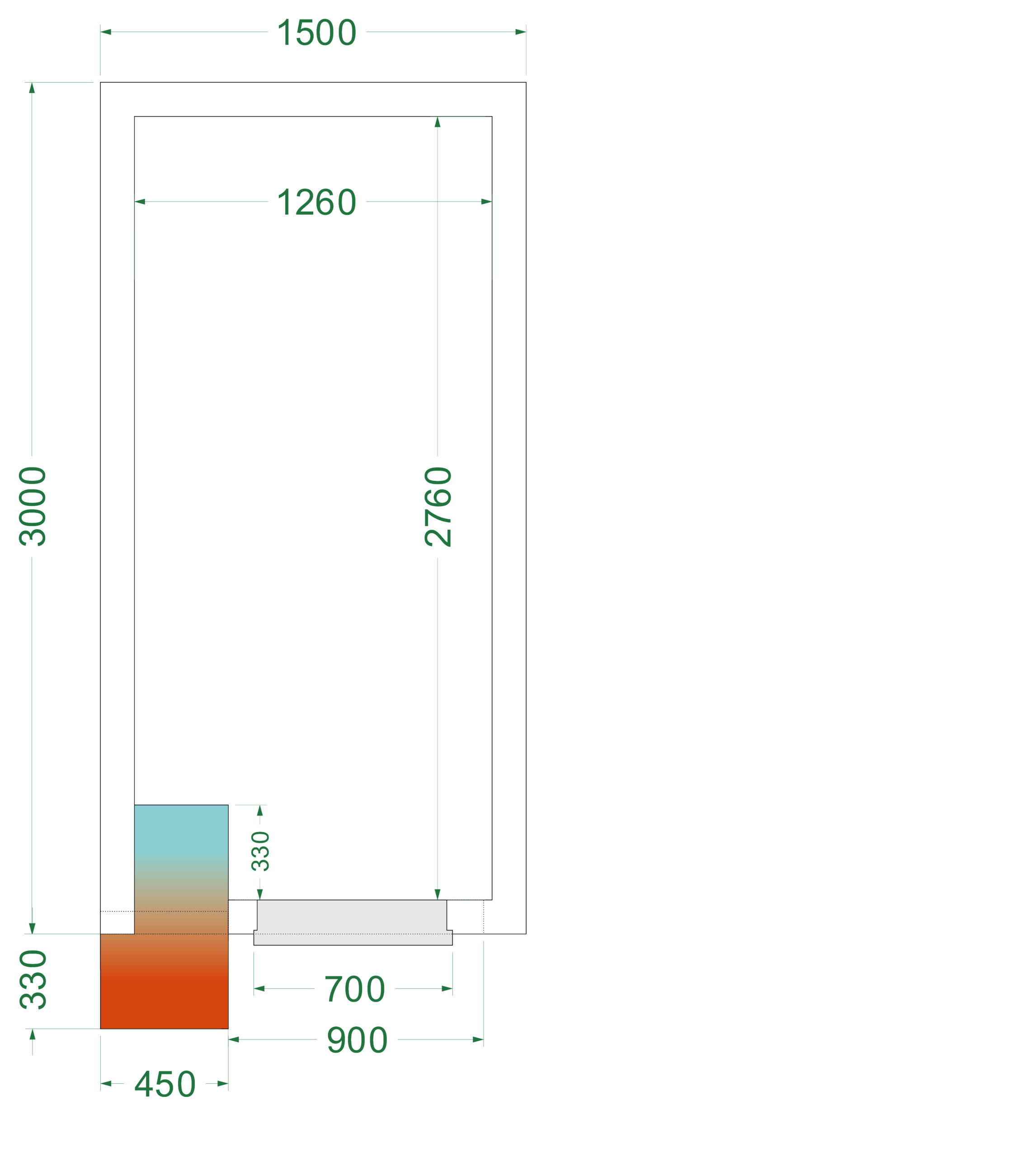 Tefcold CRNF1530 Freezer room