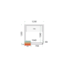 Tefcold CR 120x120x220 Cold Room Panels 80 mm