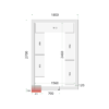 Tefcold Shelf Rack System Kit CRNF1827