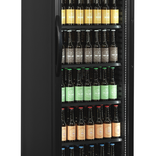 Tefcold CEV435CP BLACK Black Bottle Cooler – kuva 1