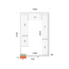 Tefcold CR 180x270x220 Cold Room Panels 80 mm
