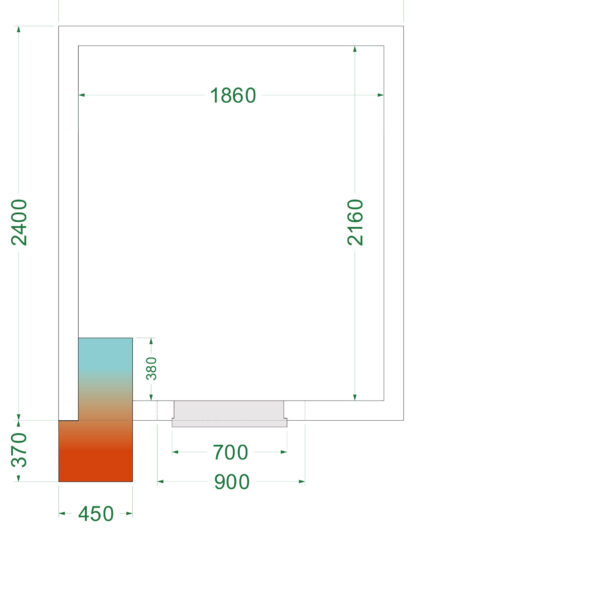 Tefcold CRNF2124 Freezer room