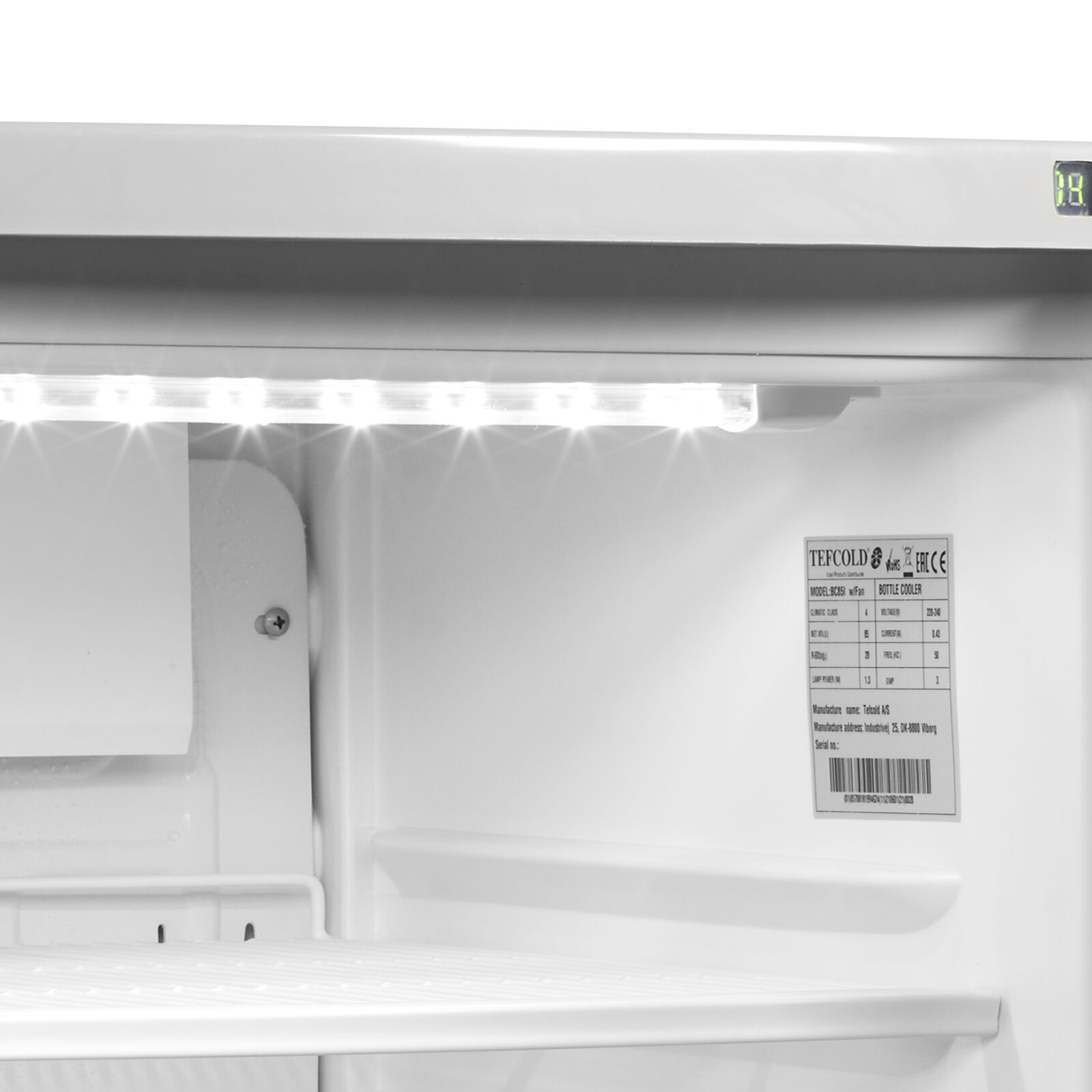Tefcold BC85 w/Fan Bottle Cooler – kuva 3