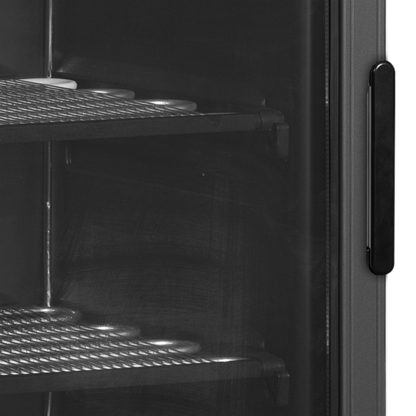 Tefcold UFSC371G Black L/H Display Freezer, Left Hinged – kuva 1