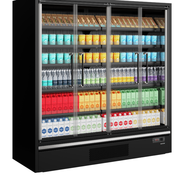 Tefcold Galaxy+ GP20FGD Black Supermarket Multideck Cooler – kuva 1