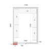 Tefcold CR 210x300x220 Coldroom Panels 120 mm