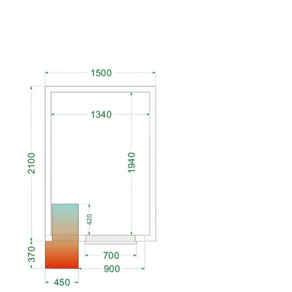 Tefcold CRU5175P Monoblock Cooler Unit (5,1-7,5m³) – kuva 8